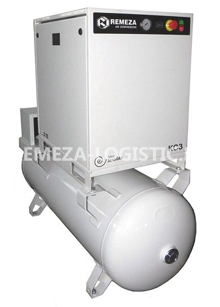 Спиральный компрессор REMEZA КС7-10-270Д с холодильным осушителем
